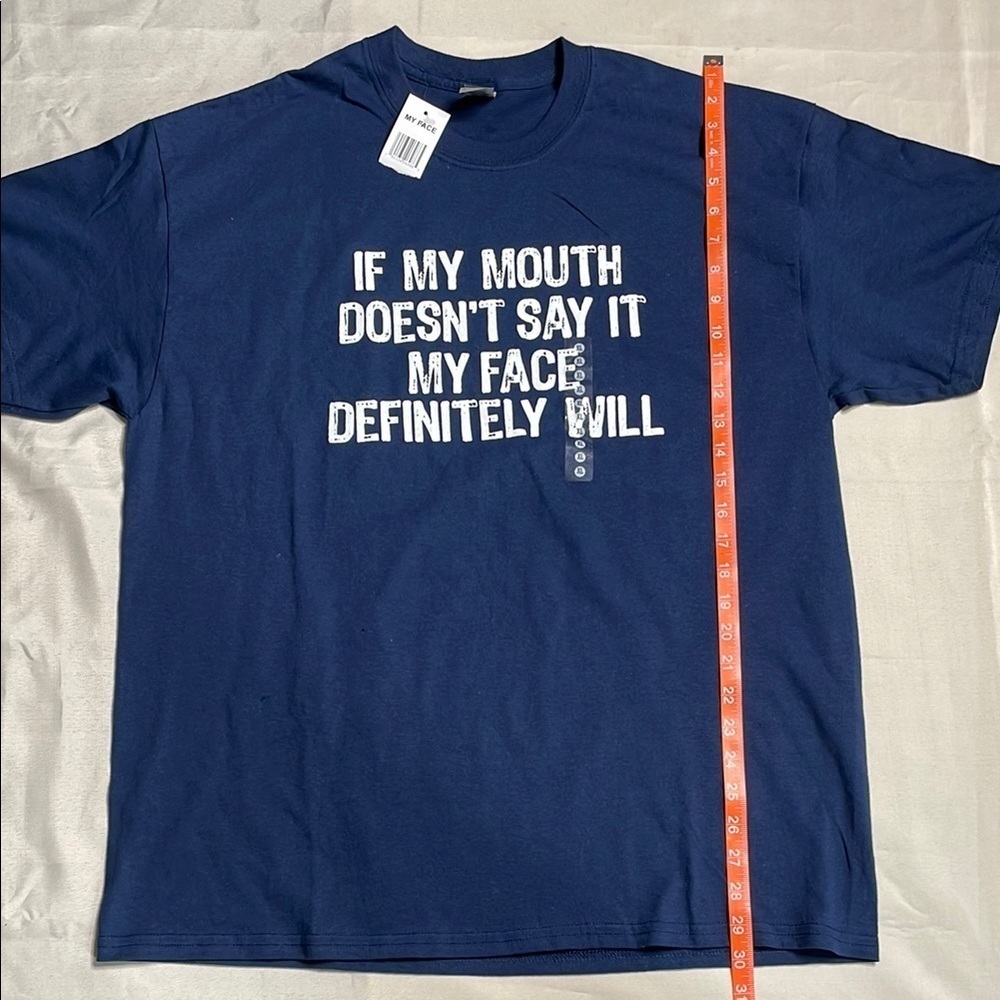 Navy Blue Short Sleeve Graphic T-Shirt - Picture 8 of 8